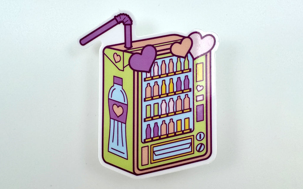 Vending Machine Vinyl Sticker