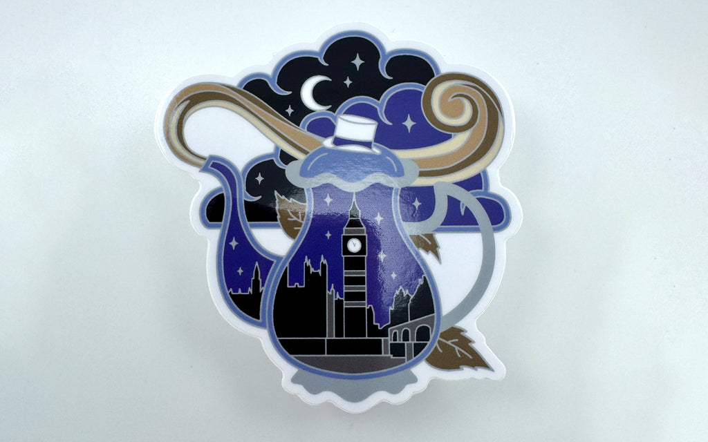 London Fog Vinyl Sticker