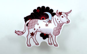 Lunar Ox Vinyl Sticker