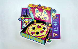 Pizza My Heart Vinyl Sticker