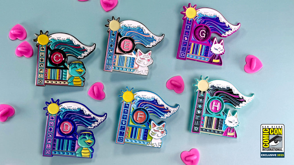 SDCC 2025 Exclusive Hall Spinner Pins (Blind Bag)
