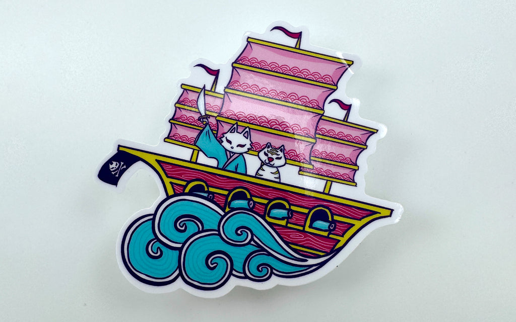 Soonay & Toratai Ship Vinyl Sticker