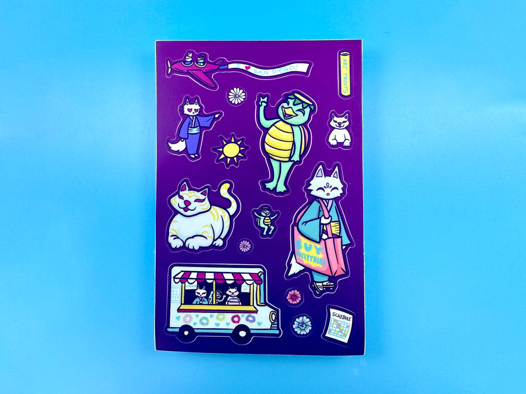 Soonay & Friends Sticker Sheet