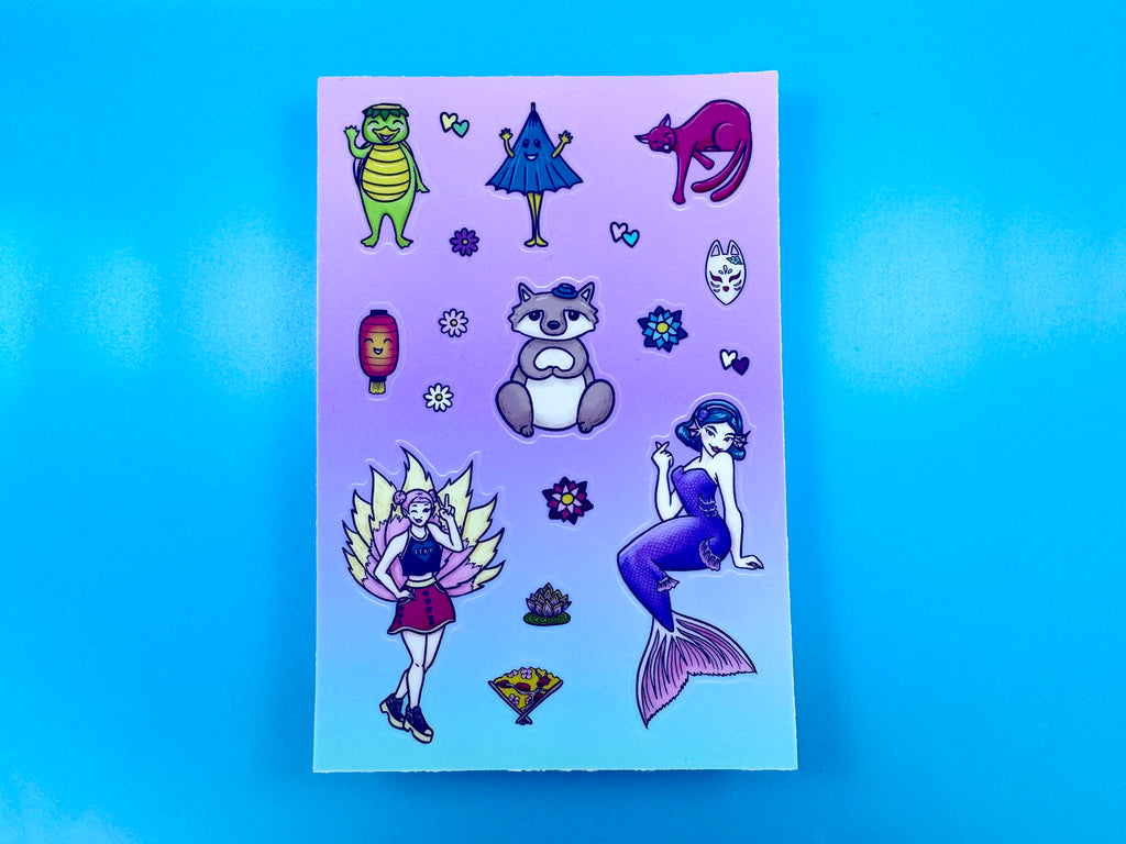 Yokai Sticker Sheet