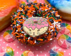 Do-Cat Donut (Strawberry) Pin