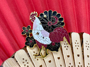 Lunar Animals Rooster Pin