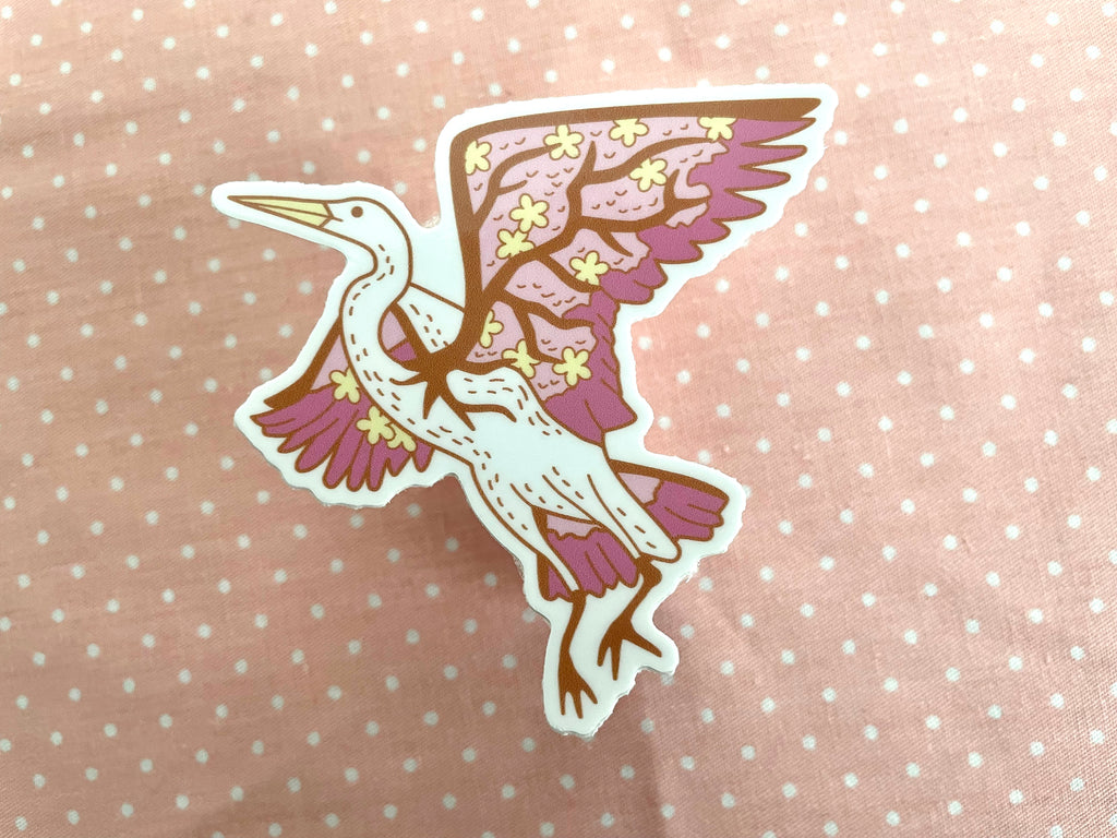 Heron/Crane Sticker